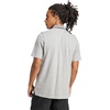 image:imageAdidas Mens Essentials Small Logo Pique Polo ShirtMedium Grey HeatherBlack
