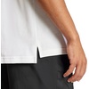 image:imageAdidas Mens Essentials Small Logo Pique Polo ShirtWhiteBlack
