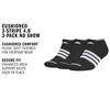image:imageadidas Cushioned 30 3Pack No ShowBlackWhite3stripe4
