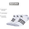 image:imageadidas Cushioned 30 3Pack No ShowWhiteGreyBlack3stripe3