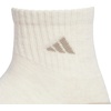 image:imageadidas Cushioned 30 3Pack Quarter SocksAlumina HeatherCool Light HeatherWonder Silver3Color