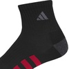 image:imageadidas Cushioned 30 3Pack Quarter SocksBlackGrey SixWhite3Color