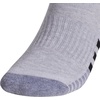image:imageadidas Cushioned 30 3Pack Quarter SocksCool Light HeatherGreyBlack3