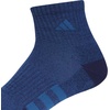 image:imageadidas Cushioned 30 3Pack Quarter SocksDark BlueWhiteDusky Ink Blue3Color