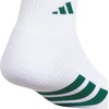 image:imageadidas Cushioned 30 3Pack Quarter SocksWhiteCollegiate GreenBlack4