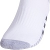 image:imageadidas Cushioned 30 3Pack Quarter SocksWhiteGreyOnix Grey3
