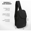 image:imageadidas Essentials 3 Crossbody  Sling Bag with Phone PocketBlack