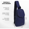 image:imageadidas Essentials 3 Crossbody  Sling Bag with Phone PocketDark Blue