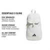 image:imageadidas Essentials 3 Crossbody  Sling Bag with Phone PocketOff WhiteBlack