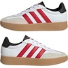 image:imageadidas Mens Barreda Fashion SneakersWhiteBetter ScarletBlack