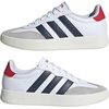 image:imageadidas Mens Barreda Fashion SneakersWhiteShadow NavyBetter Scarlet