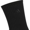 image:imageadidas Mens Cushioned Comfort Crew Socks 3 Pairs Super Soft amp CozyBlackWhiteOnix Grey