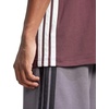 image:imageadidas Mens Essentials 3Stripes Single Jersey TShirtAurora RubyWhite