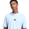 image:imageadidas Mens Essentials 3Stripes Single Jersey TShirtBlueBlack
