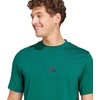 image:imageadidas Mens Essentials 3Stripes Single Jersey TShirtCollegiate GreenBlack