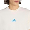 image:imageadidas Mens Essentials 3Stripes Single Jersey TShirtOff WhiteRay Blue