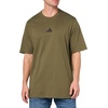 image:imageadidas Mens Essentials 3Stripes Single Jersey TShirtOlive StrataBlack
