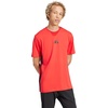 image:imageadidas Mens Essentials 3Stripes Single Jersey TShirtPure RubyBlack