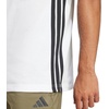 image:imageadidas Mens Essentials 3Stripes Single Jersey TShirtWhiteBlack