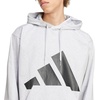 image:imageadidas Mens Essentials Big Logo Single Jersey HoodieLight Grey HeatherBlack