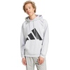 image:imageadidas Mens Essentials Big Logo Single Jersey HoodieLight Grey HeatherBlack