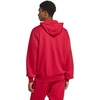 image:imageadidas Mens Essentials Feel Cozy Fleece Hoodie SweatshirtMaroonWhite