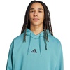 image:imageadidas Mens Essentials Feel Cozy Fleece Hoodie SweatshirtPowder TealBlack