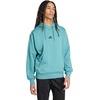 image:imageadidas Mens Essentials Feel Cozy Fleece Hoodie SweatshirtPowder TealBlack