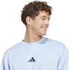 image:imageadidas Mens Essentials FeelCozy Fleece SweatshirtGlow BlueBlack