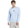 image:imageadidas Mens Essentials FeelCozy Fleece SweatshirtGlow BlueBlack
