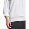 image:imageadidas Mens Essentials FeelCozy Fleece SweatshirtLight Grey HeatherBlack