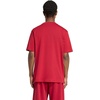 image:imageadidas Mens Essentials Small Logo Single Jersey TShirtMaroonWhite