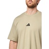 image:imageadidas Mens Essentials Small Logo Single Jersey TShirtWonder CargoBlack