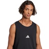 image:imageadidas Mens Essentials Small Logo Single Jersey Tank TopBlackWhite