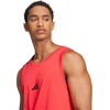 image:imageadidas Mens Essentials Small Logo Single Jersey Tank TopPure RubyBlack
