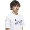 image:imageadidas Mens Summer Sunset Graphic TShirtWhite