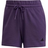image:imageadidas Plus Size Essentials Small Logo Feel Cozy ShortsAurora PlumBlack