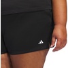 image:imageadidas Plus Size Essentials Small Logo Feel Cozy ShortsBlackWhite
