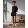 image:imageadidas Plus Size Essentials Small Logo Feel Cozy ShortsBlackWhite