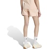 image:imageadidas Plus Size Essentials Small Logo Feel Cozy ShortsBlush PinkWhite