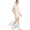 image:imageadidas Plus Size Essentials Small Logo Feel Cozy ShortsBlush PinkWhite