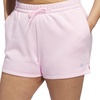 image:imageadidas Plus Size Essentials Small Logo Feel Cozy ShortsClear Pink