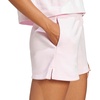image:imageadidas Plus Size Essentials Small Logo Feel Cozy ShortsClear PinkWhite