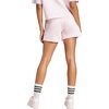 image:imageadidas Plus Size Essentials Small Logo Feel Cozy ShortsClear PinkWhite