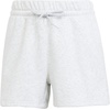 image:imageadidas Plus Size Essentials Small Logo Feel Cozy ShortsLight Grey HeatherWhite