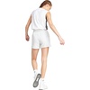 image:imageadidas Plus Size Essentials Small Logo Feel Cozy ShortsLight Grey HeatherWhite