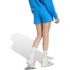 image:imageadidas Plus Size Essentials Small Logo Feel Cozy ShortsRay BlueWhite
