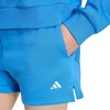 image:imageadidas Plus Size Essentials Small Logo Feel Cozy ShortsRay BlueWhite