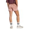 image:imageadidas Plus Size Essentials Small Logo Feel Cozy ShortsWarm ClayWhite