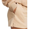 image:imageadidas Plus Size Essentials Small Logo Feel Cozy ShortsWarm SandstoneWhite